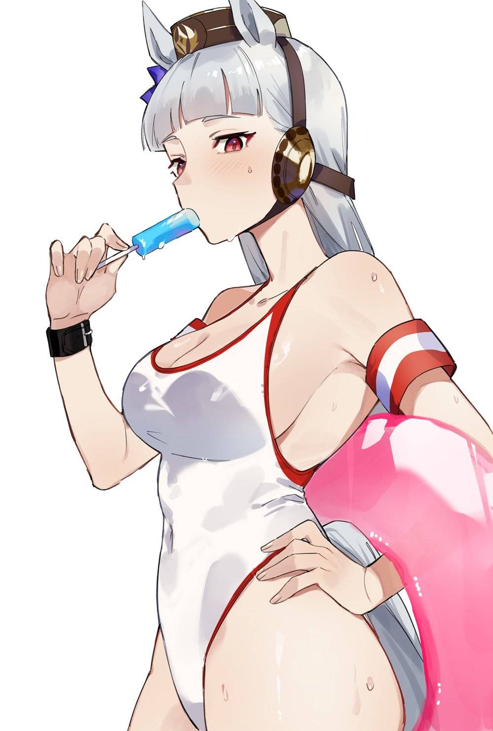 [馬娘] 泳裝黃金船吃著冰棒