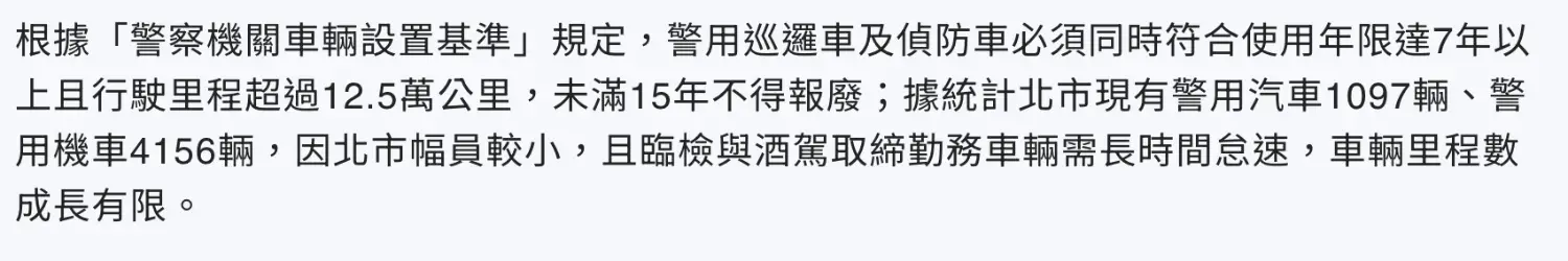 圖 台灣警車老舊缺錢 卻捐252機車給瓜國警察