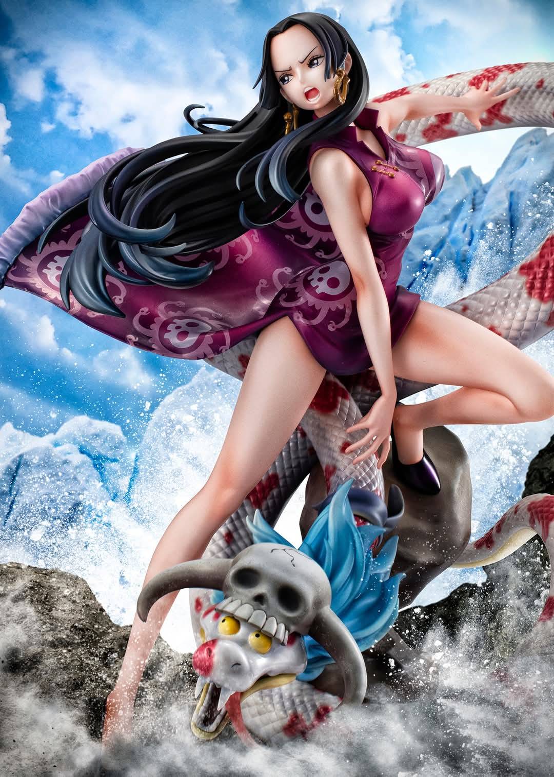 POP【新品】未開封　ボア・ハンコック&ネフェルタリ・ビビ　女王&女帝2体セット P.O.P（Portrait.Of.Pirates ）A×MAXIMUM（海賊女帝）ボア・ハンコック