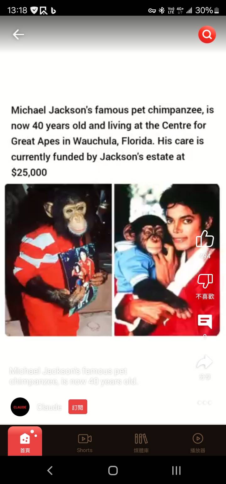 [問卦] 麥克傑克森 棄養 他的兒子Bubbles