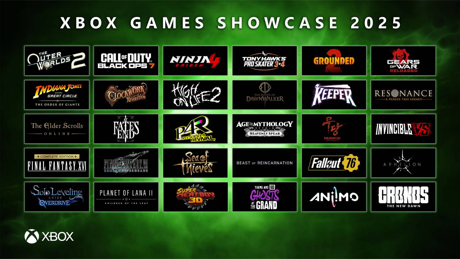 [情報] Xbox Games Showcase 2025 公開消息整理