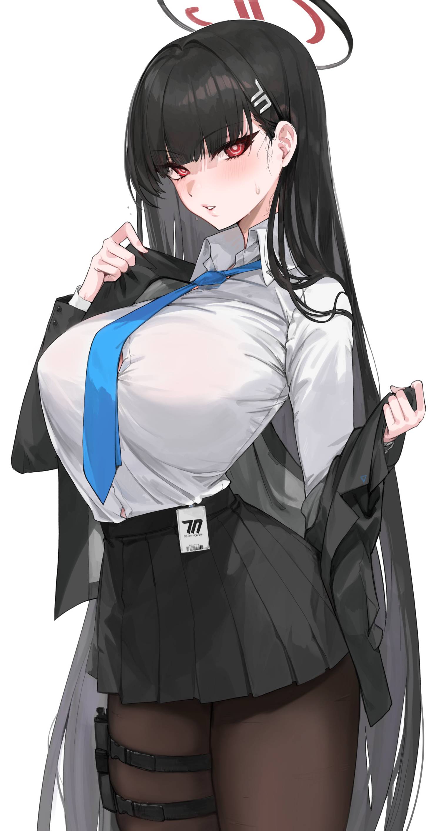 [蔚藍] 哇幹 正在脫掉外套的莉央