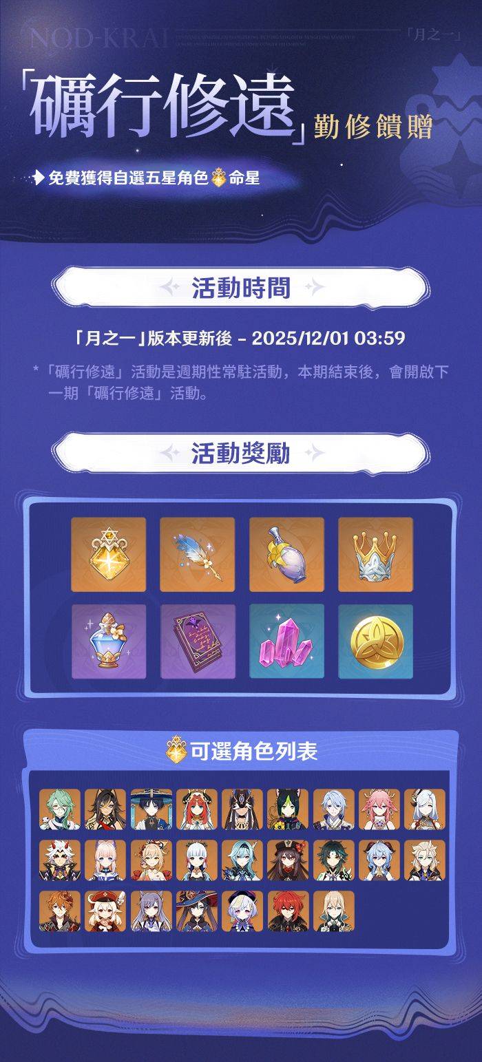 Re: [原神] 換命座角色列表