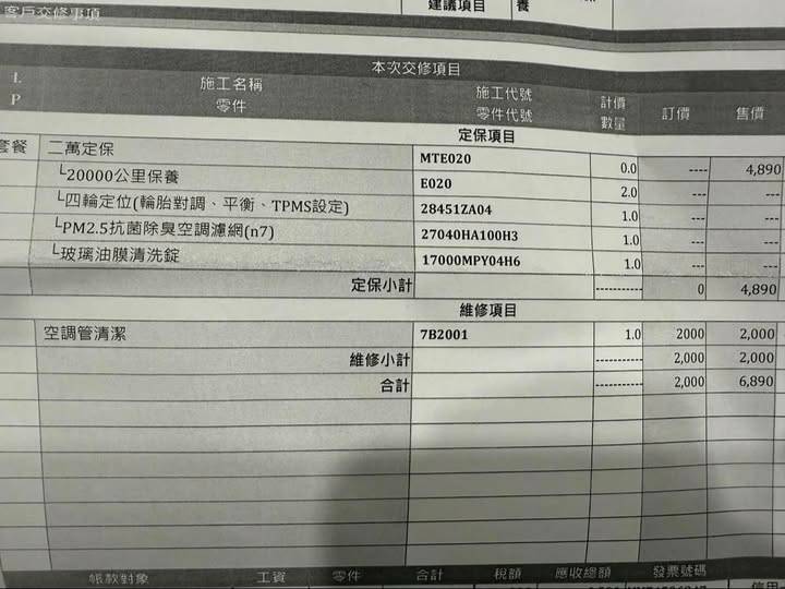 [閒聊] 納智捷N7保養費用
