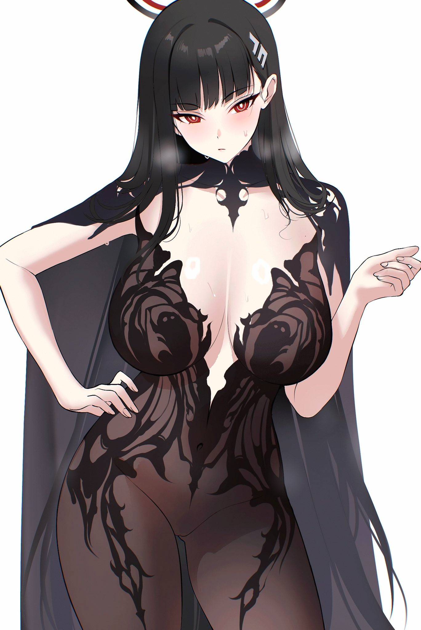 [蔚藍] 哇幹 連身黑絲的莉央