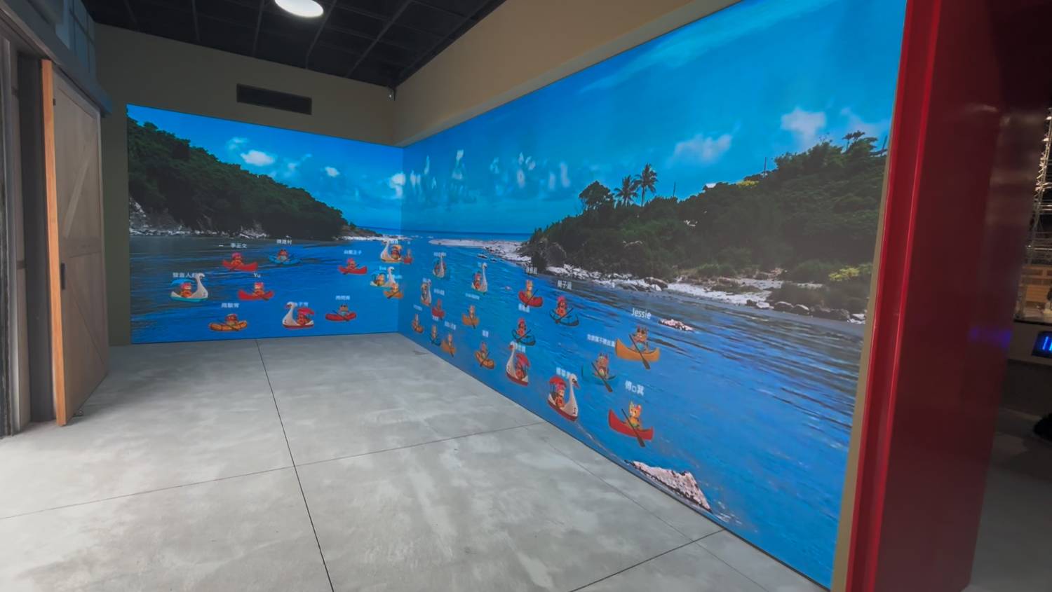 L型LED巨型互動電視牆 【圖片】L型LED巨型互動電視牆