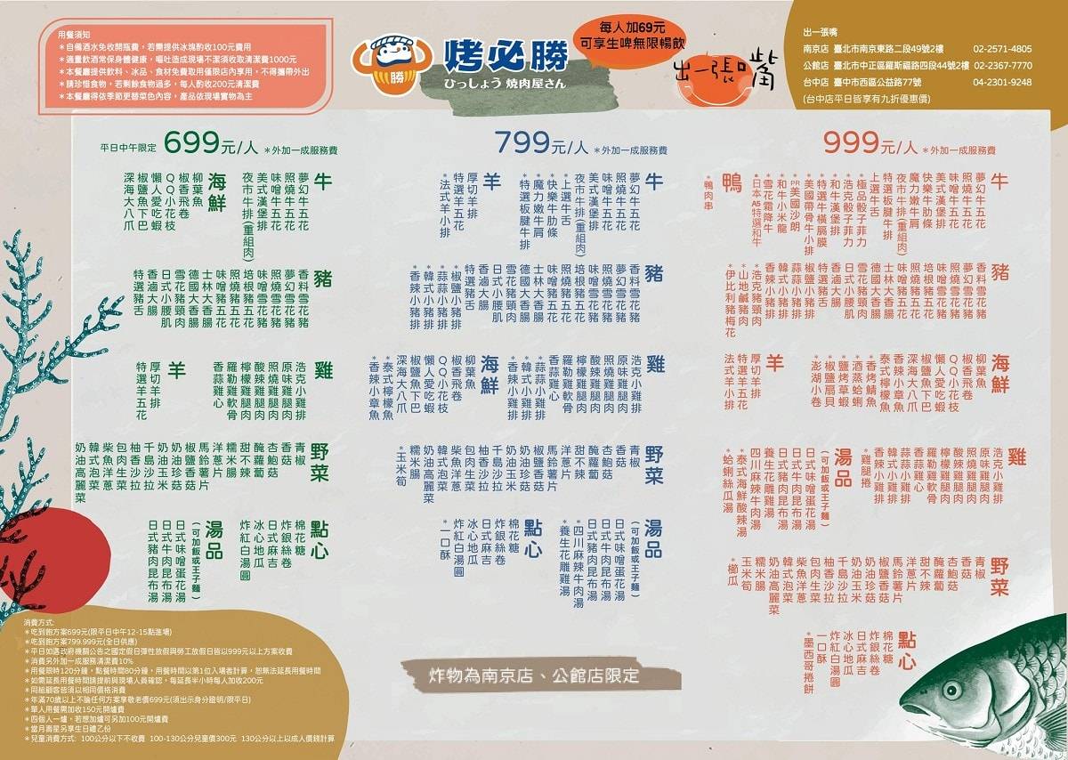 【美食】「烤必勝日式燒肉 出一張嘴南京店」中山區燒肉吃到飽推