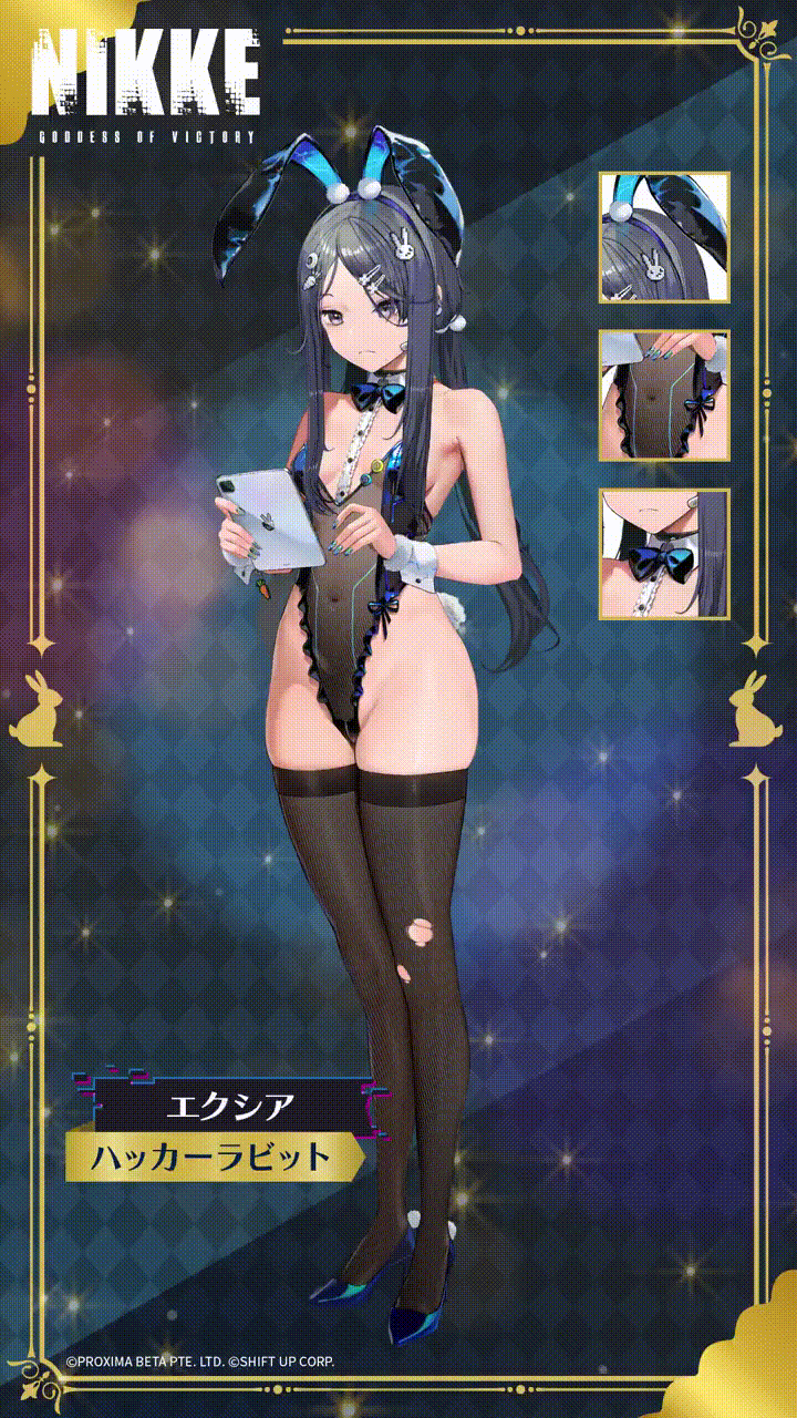 [妮姬] 時裝介紹 艾可希亞 駭客兔子