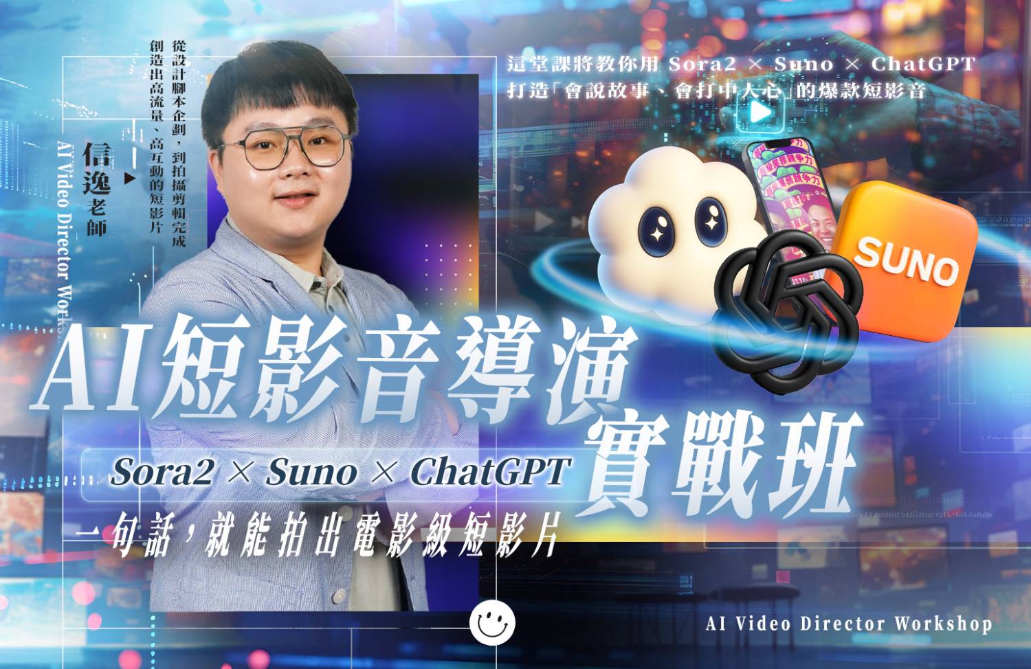 信逸 AI短影音導演實戰班 