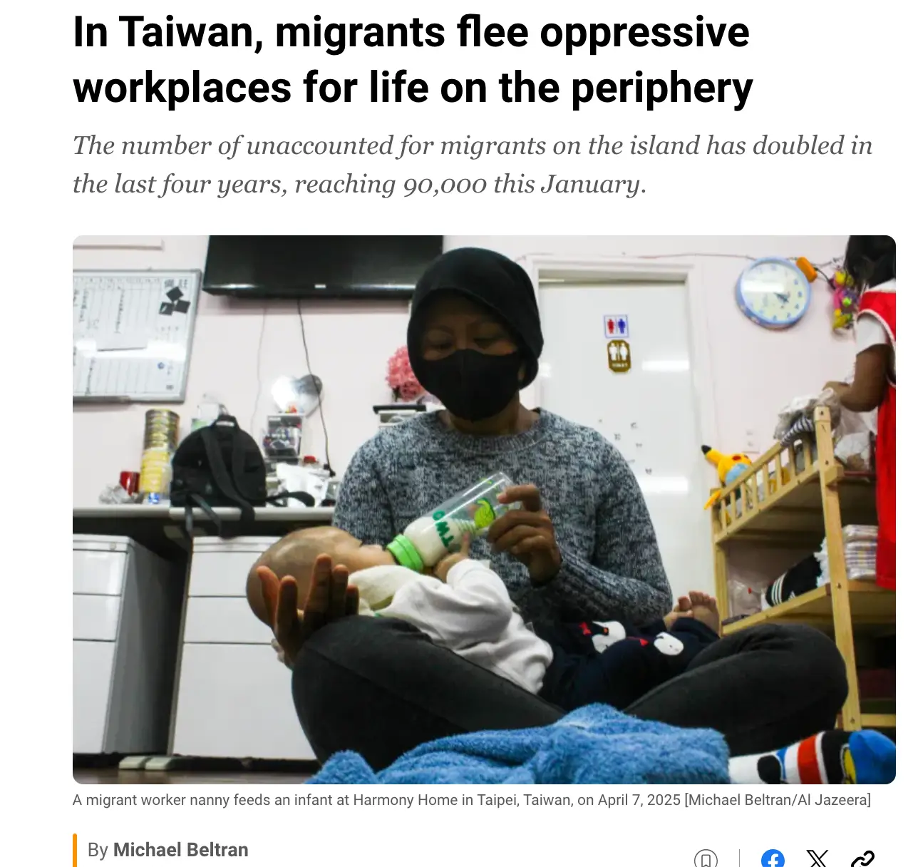 [爆卦] 外媒: 台灣制度爛 失聯移工破9萬、4年翻倍