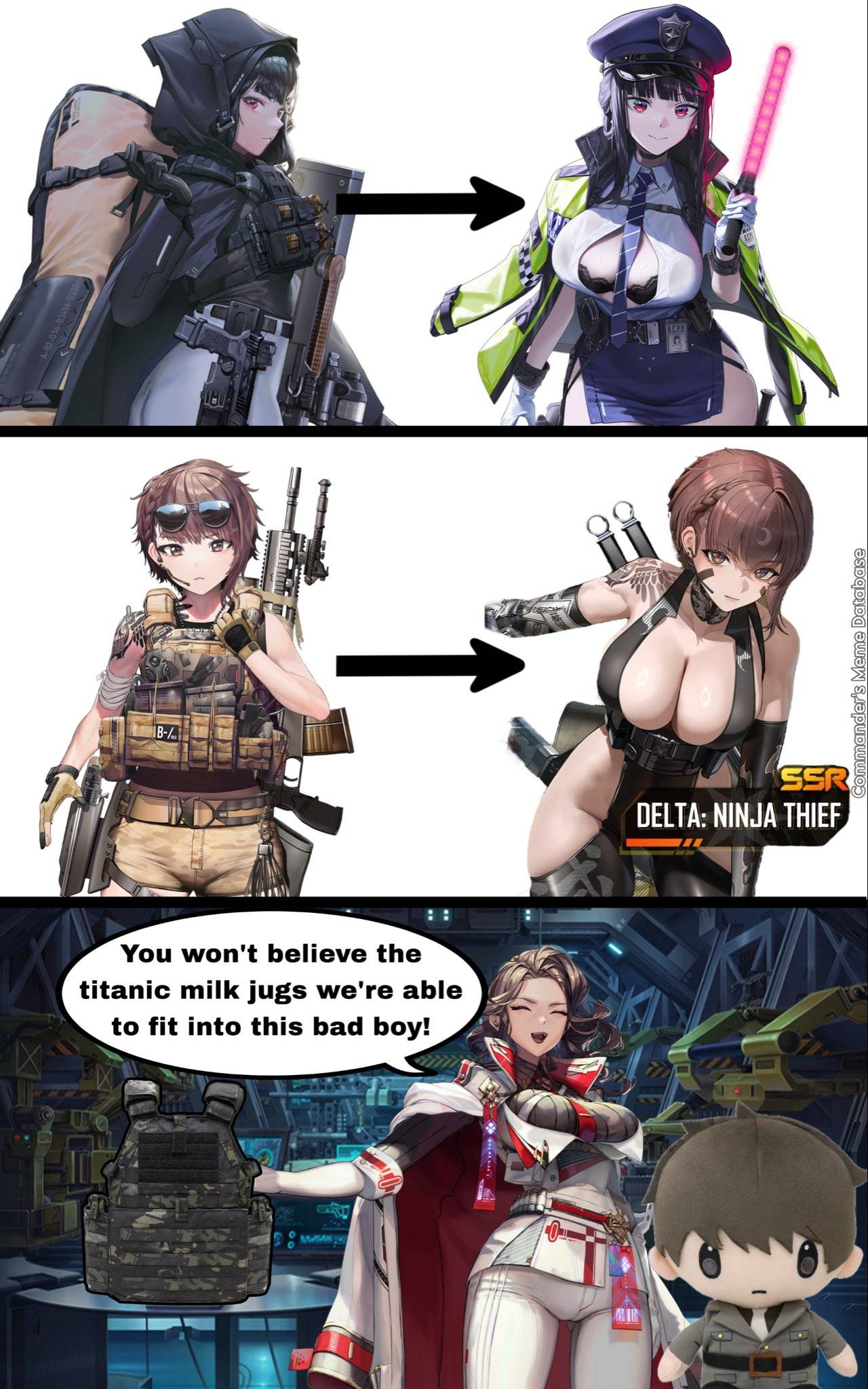 [妮姬] 德爾塔：怪盜忍者 立繪