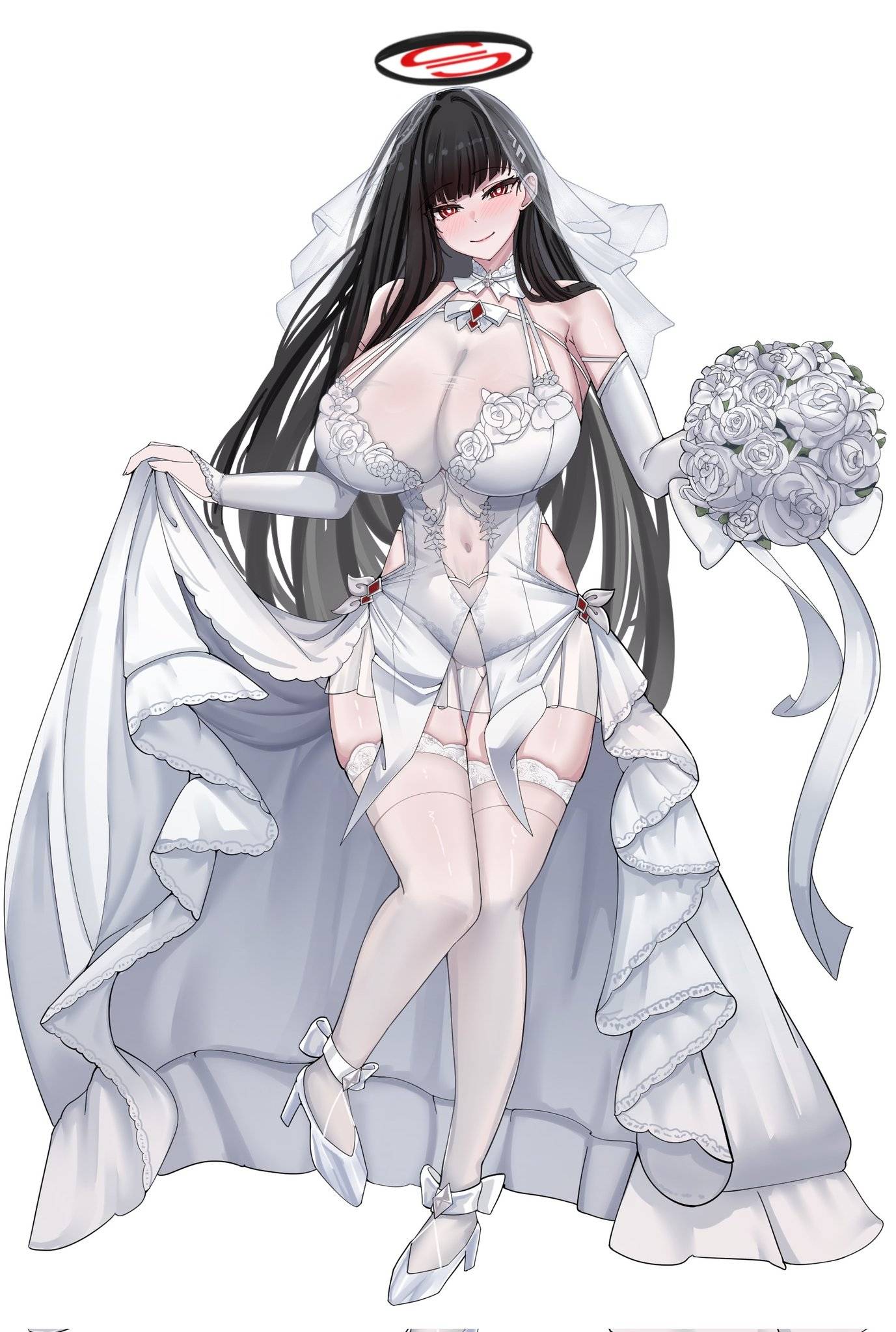 [蔚藍] 哇幹 婚紗莉央