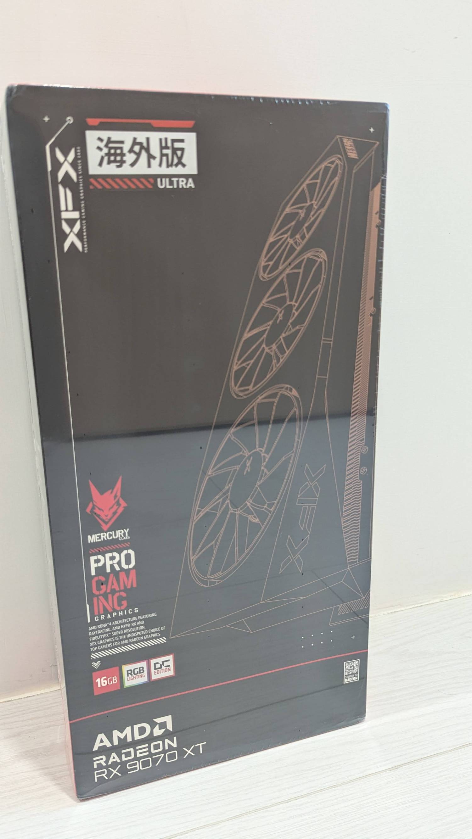 [開箱] XFX 9070XT OC海外版Ultra啟動