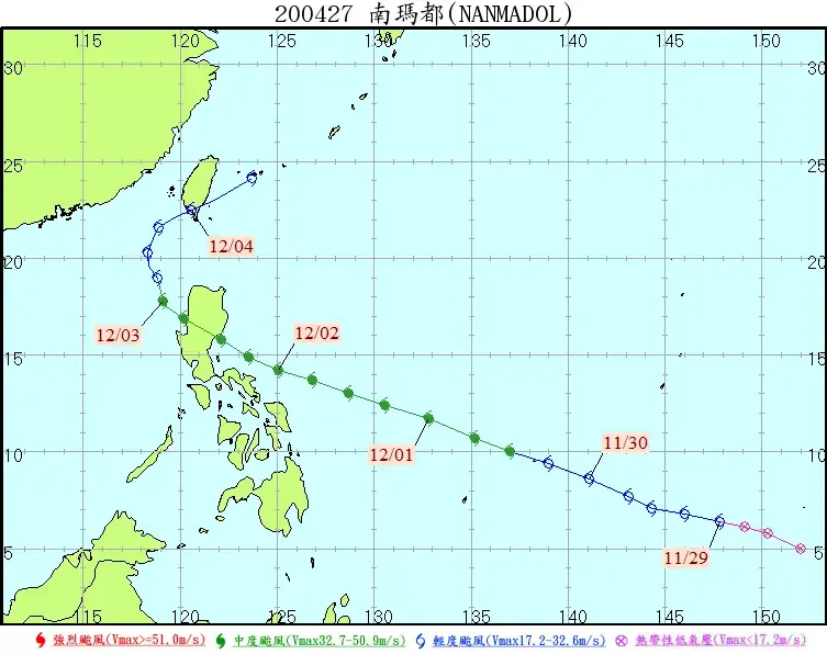 Re: [問卦] 11月來個登陸颱 是古人說的"天有異相"吧?