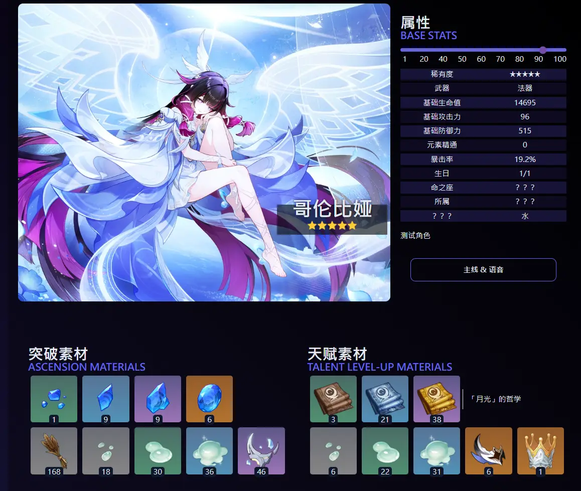 [內鬼] 原神6.3 角色資訊