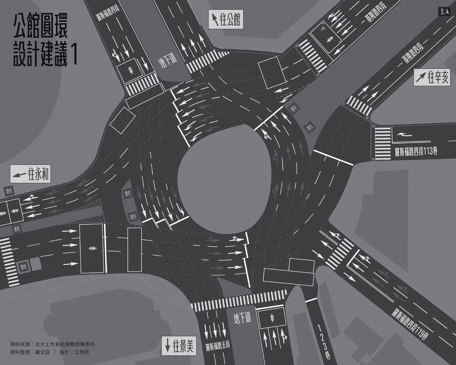 [討論] 台北公館圓環方案到底哪方才是最佳解？