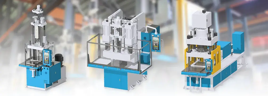 Vertical injection molding machines