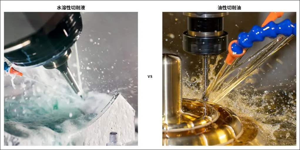 水溶性切削液 vs. 油性切削油