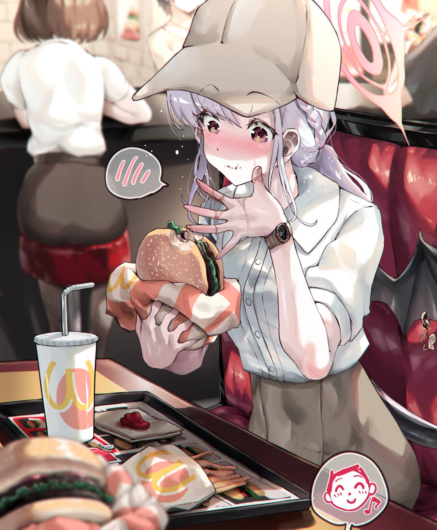 [蔚藍] 麥當勞約會