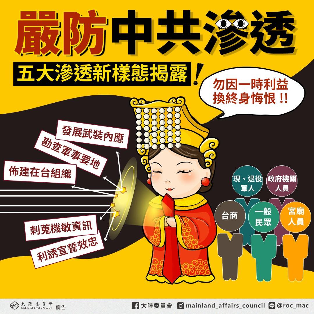 圖 你不可不知的中共對台滲透新樣態‼