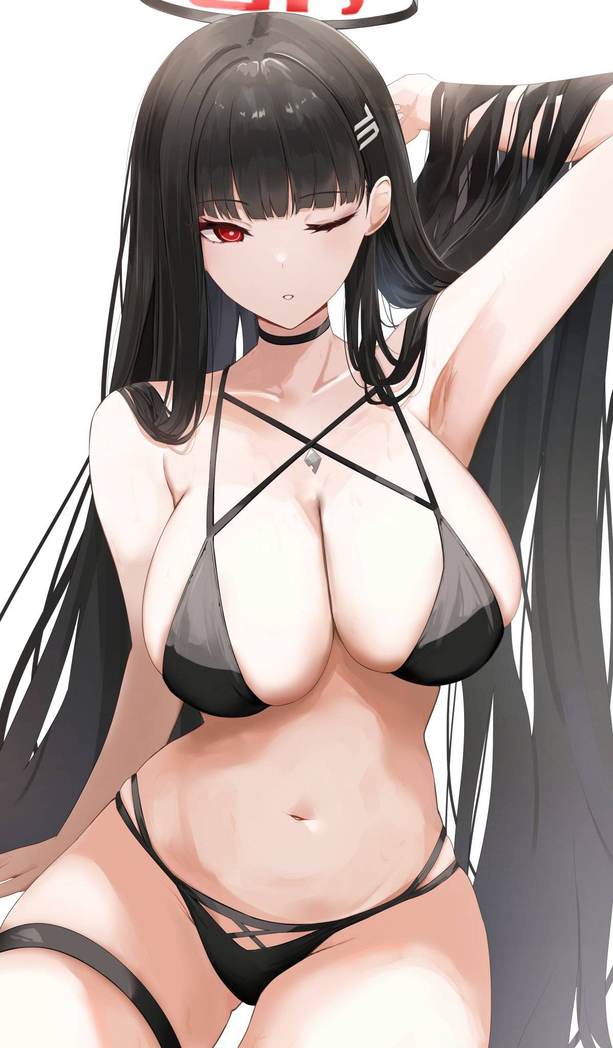 [蔚藍] 哇幹 泳裝莉央的白皙大奶