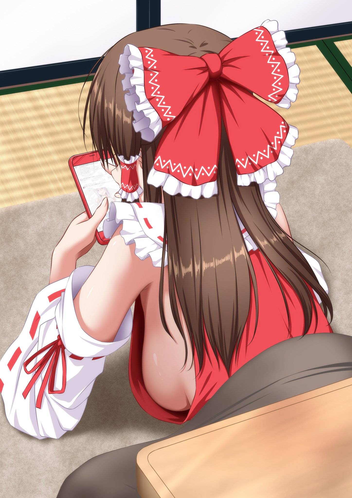 [東方] 暖爐桌滑手機的靈夢