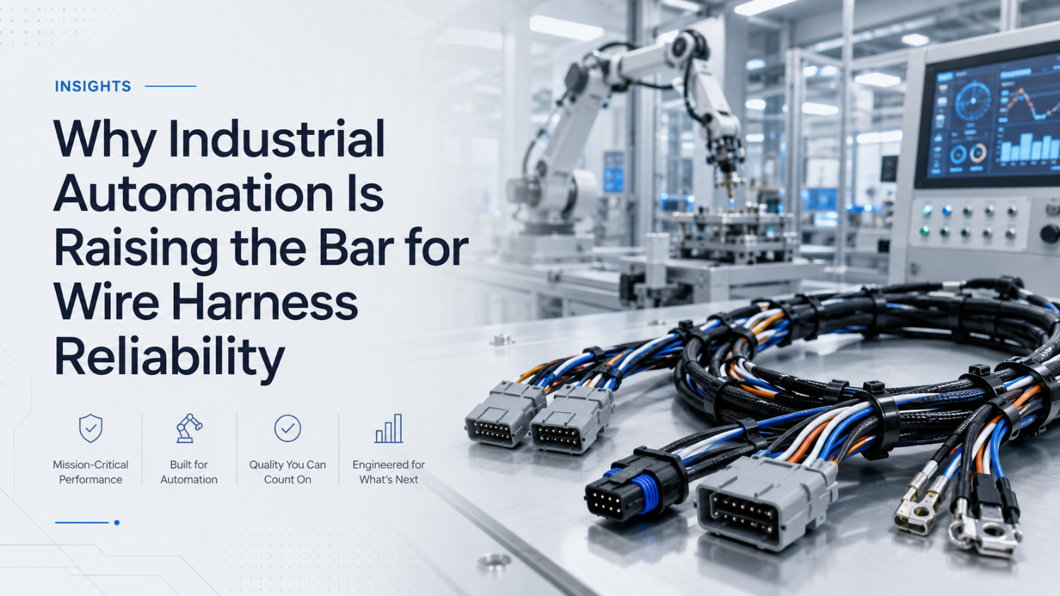 Why Industrial Automation Is Raising the Bar for Wire Harness Reliability