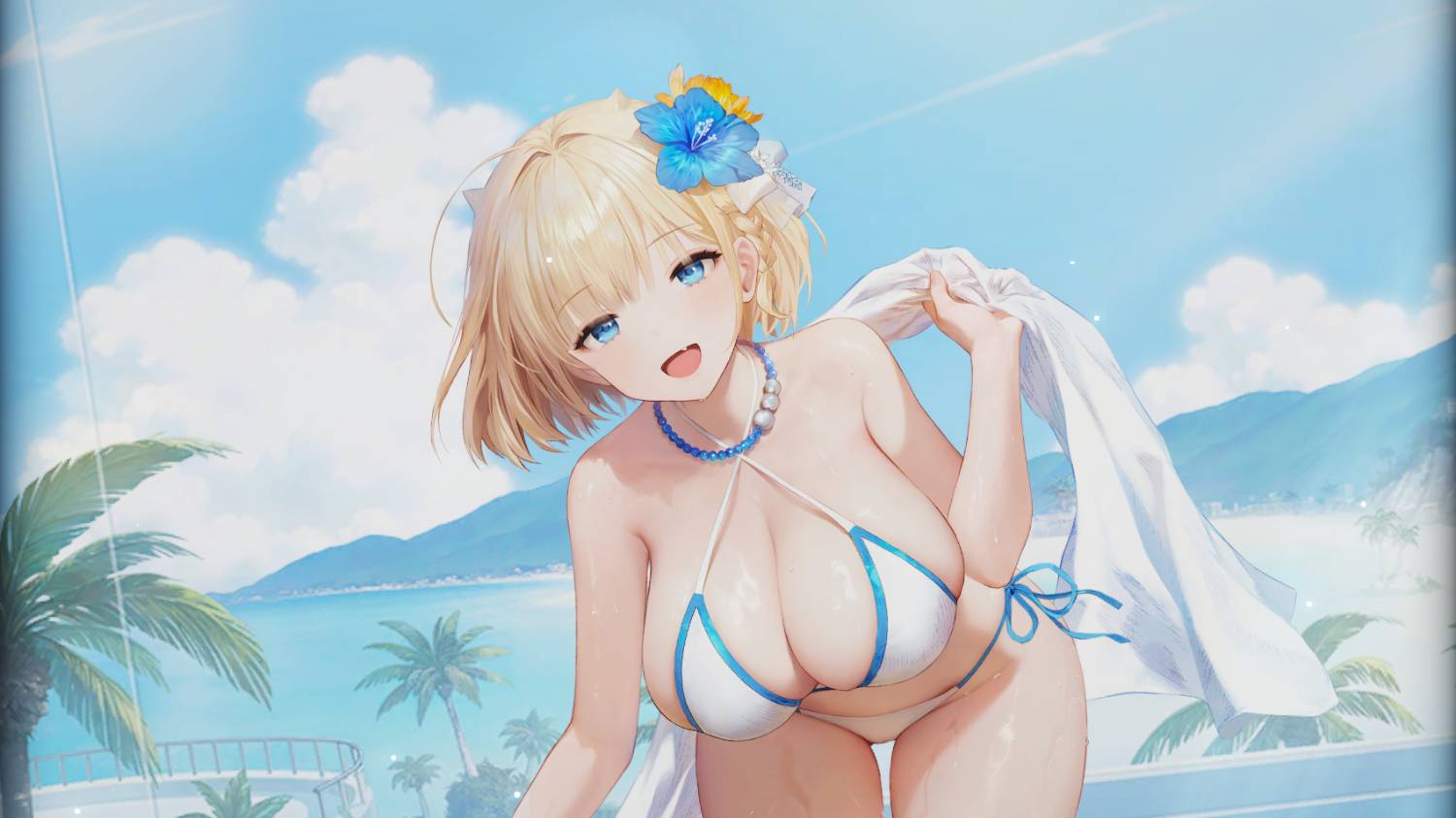 [棕色] 泳裝悠緹特殊互動 超大色色