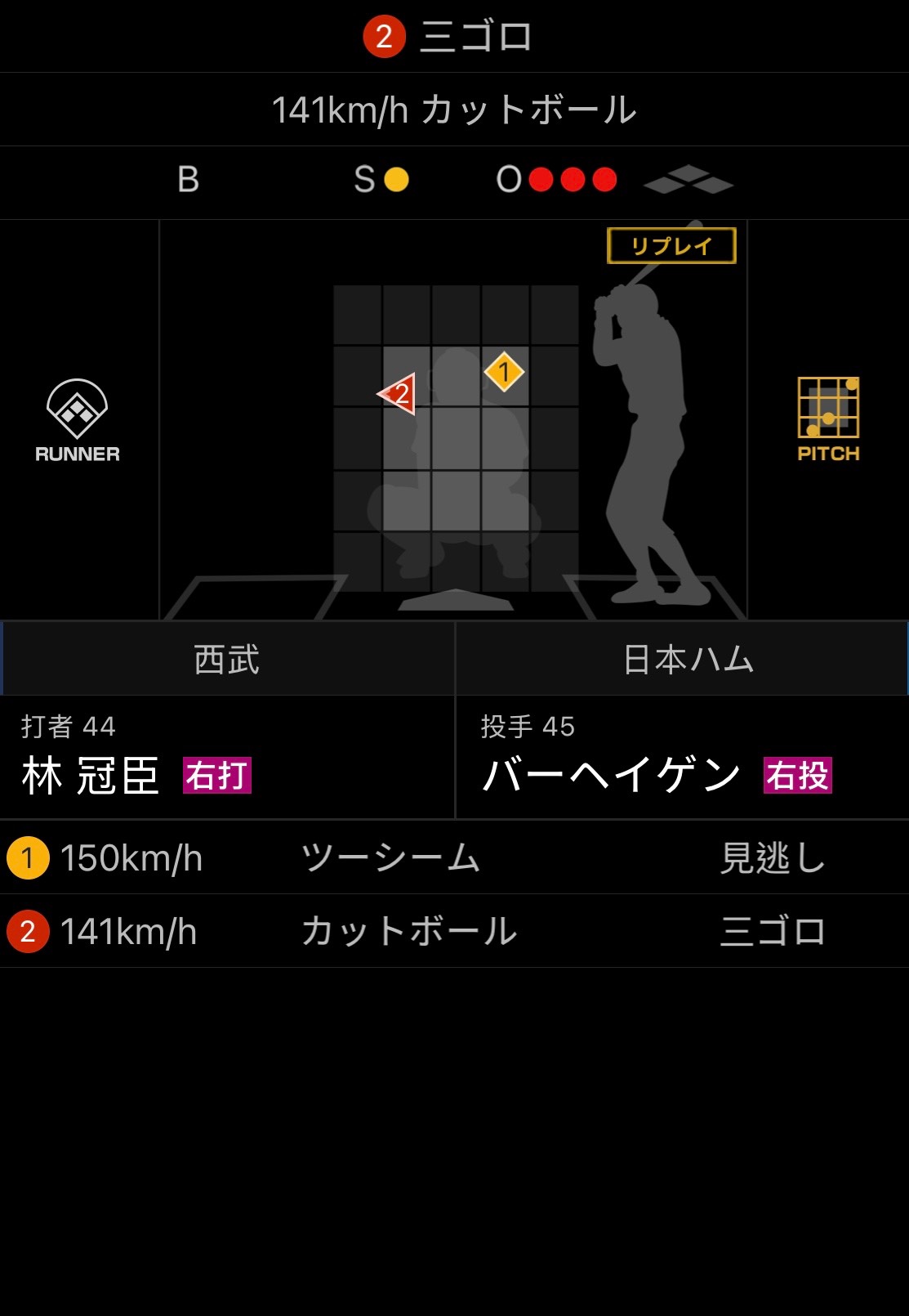 [分享] 今日 林冠臣 (西武獅二軍)