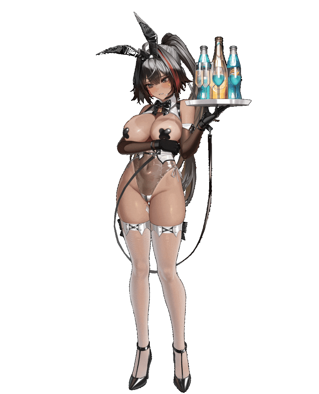 [妮姬] 貝伊閃耀兔乳簾底下的樣子（圖層拆包