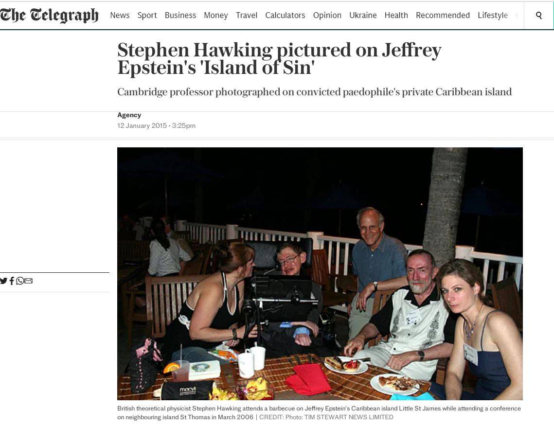 [新聞] 物理學巨擘霍金登"蘿莉島"畫面曝 艾普斯 - 八卦 - PTT.BEST 批踢踢爆文 2