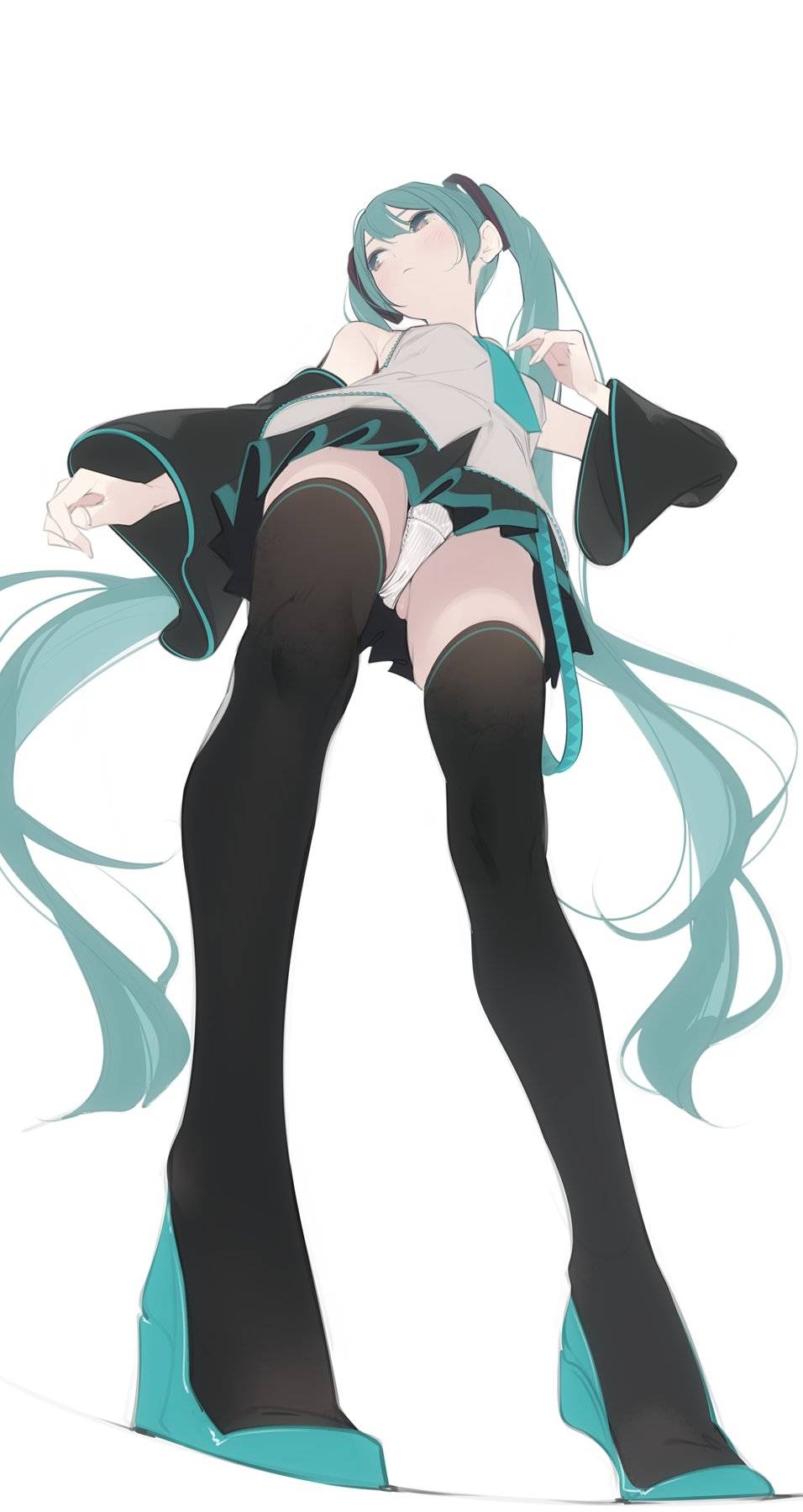 [閒聊] 初音 由下往上看