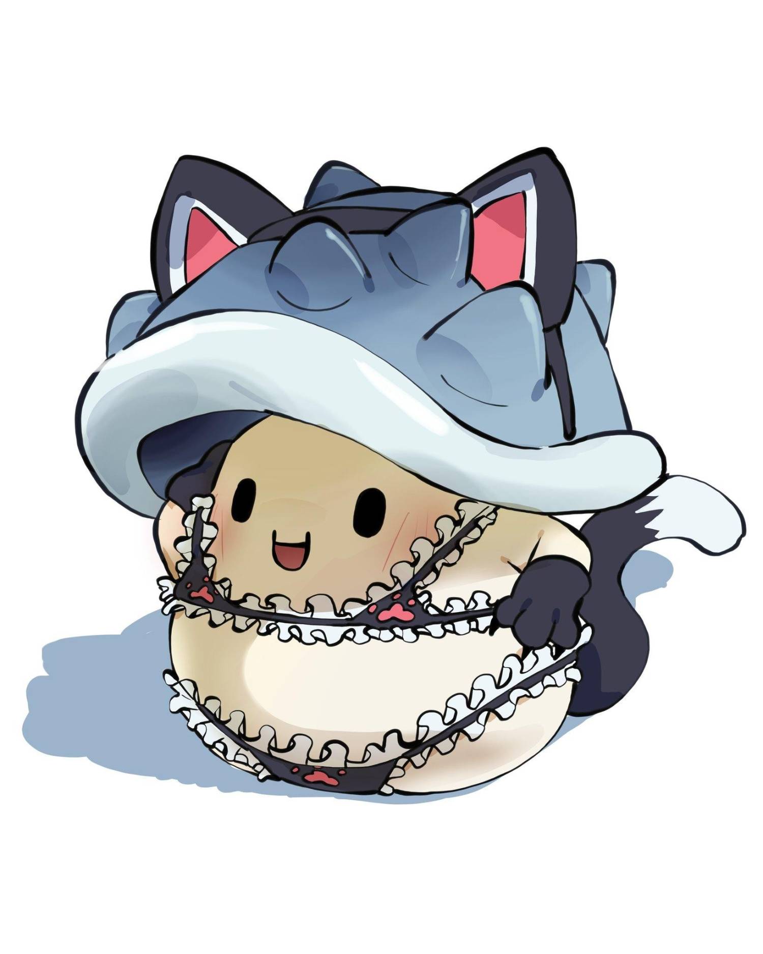 [楓谷] 貓耳蕾絲女僕內衣