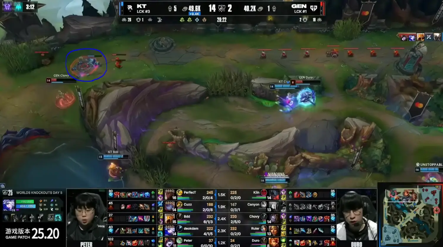 [閒聊] Chovy這波不清兵直接TP能走嗎？