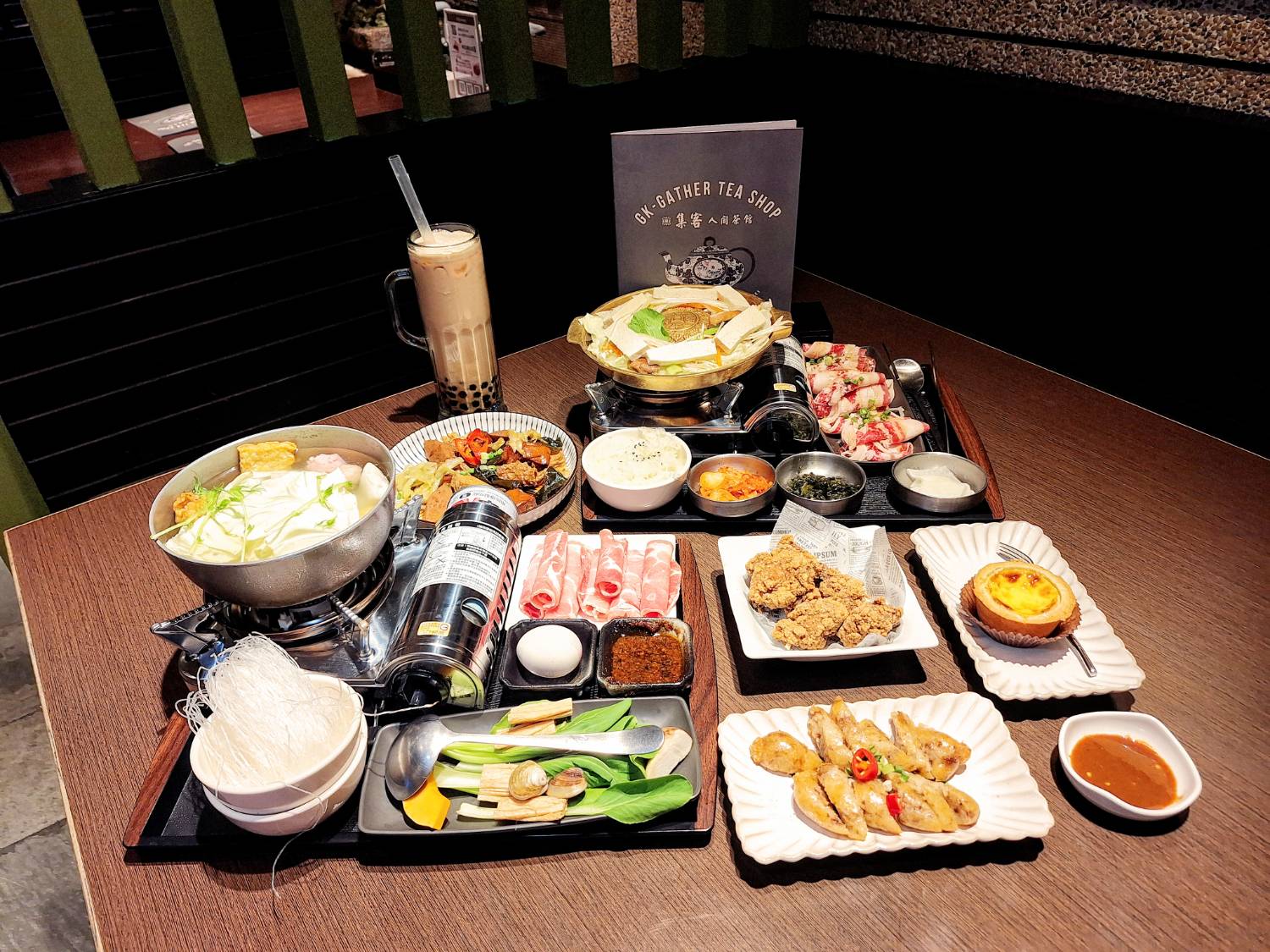 【美食】「集客人間茶館 新店大坪林店」新店美食推薦，新店火鍋