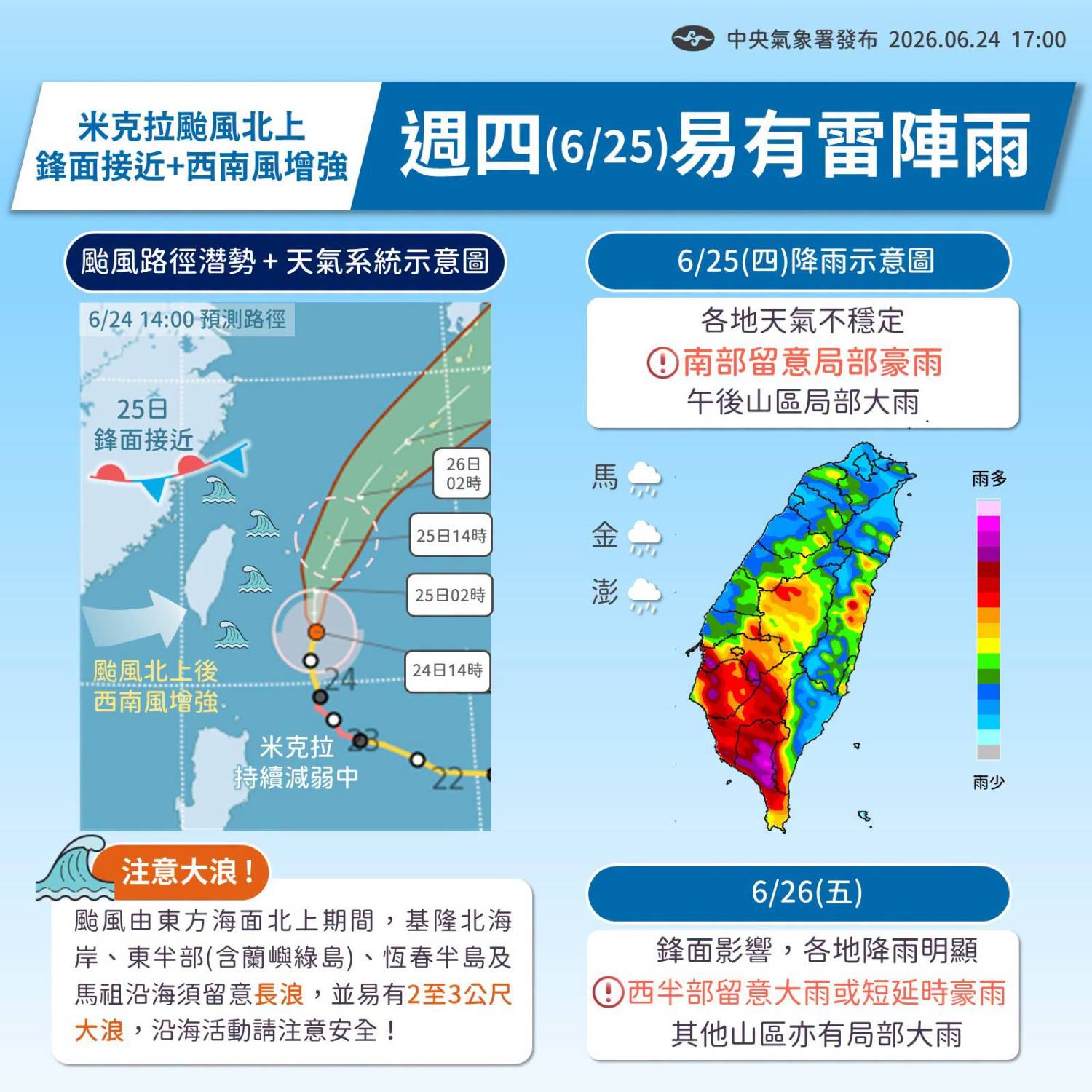 [情報] 豪雨特報 0625 - 大氣 - PTT.BEST 批踢踢爆文