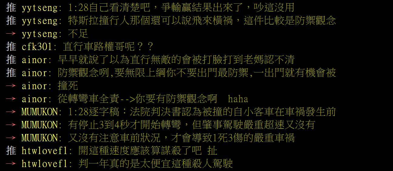 圖 北市小黃違規左轉釀1死 行車記錄器影像