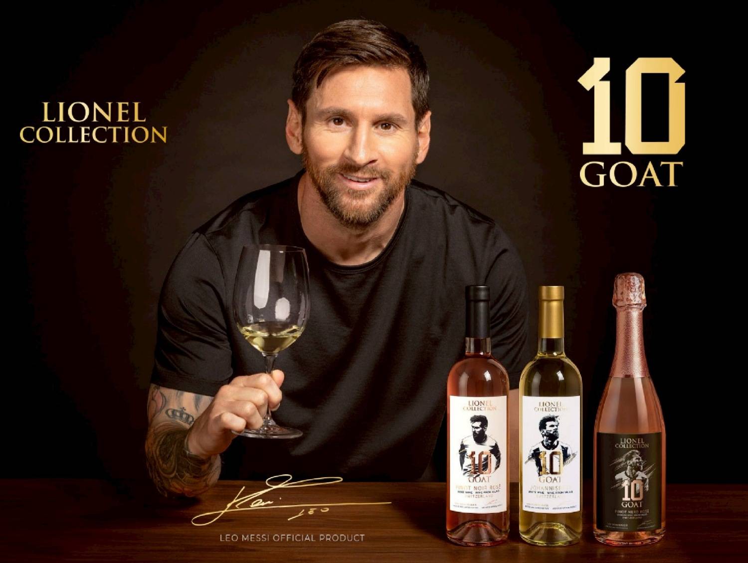 Lionel Messi 10 GOAT 系列酒款