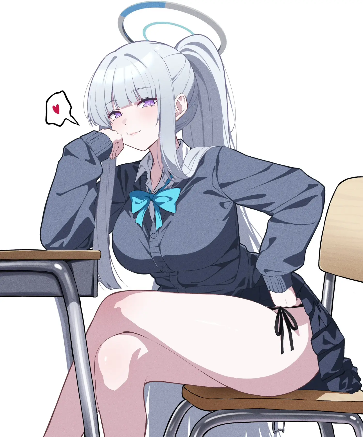 [蔚藍] 哇幹 乃愛穿綁帶內褲