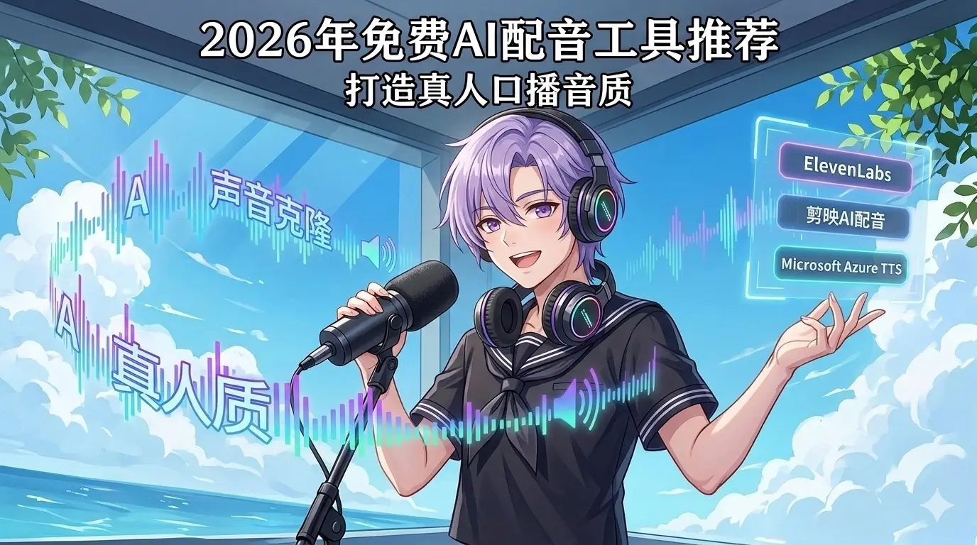 2026年免费AI配音工具推荐:如何让中文配音像真人一样自然?