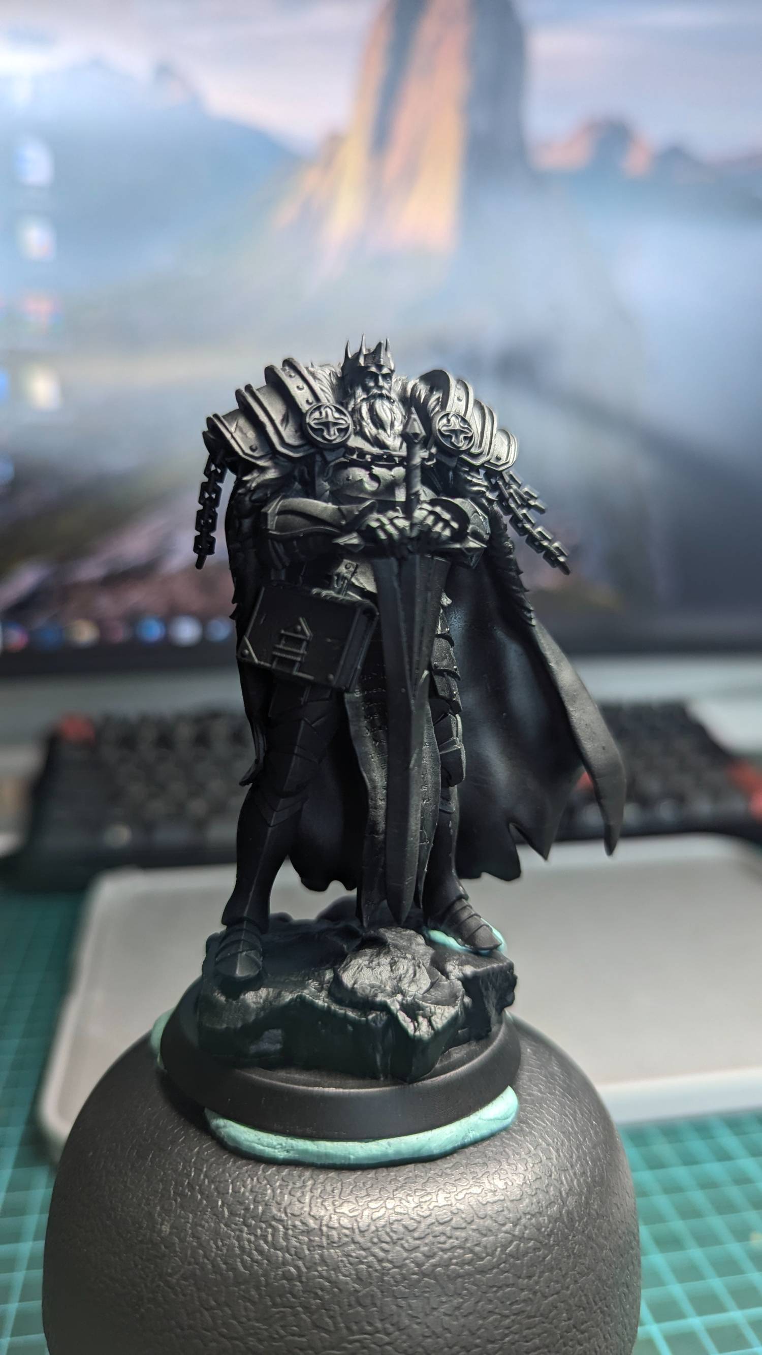 [塗裝] LOTP 聖騎士之王，3D列印戰棋