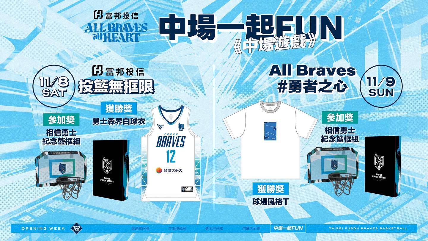 圖 富邦勇士 主場開幕週 第一~五彈活動資訊