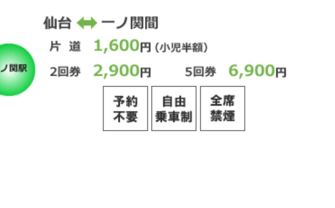 圖 仙台到平泉的高速巴士