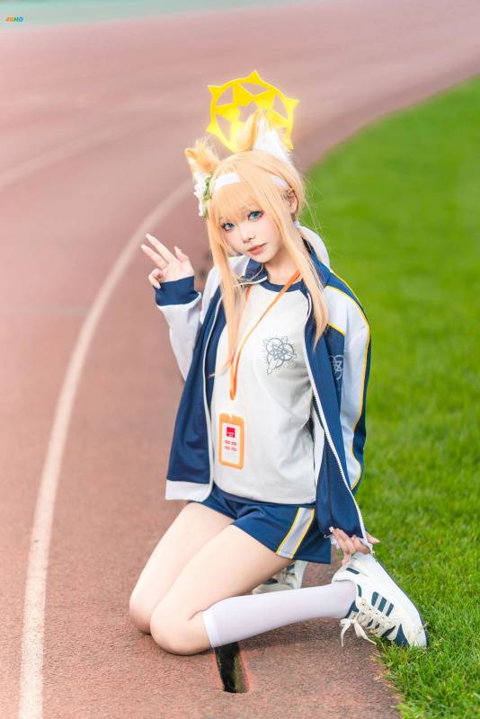 [優質寫真]-艾西Aiwest_–_碧藍檔案_伊落瑪麗_體操服