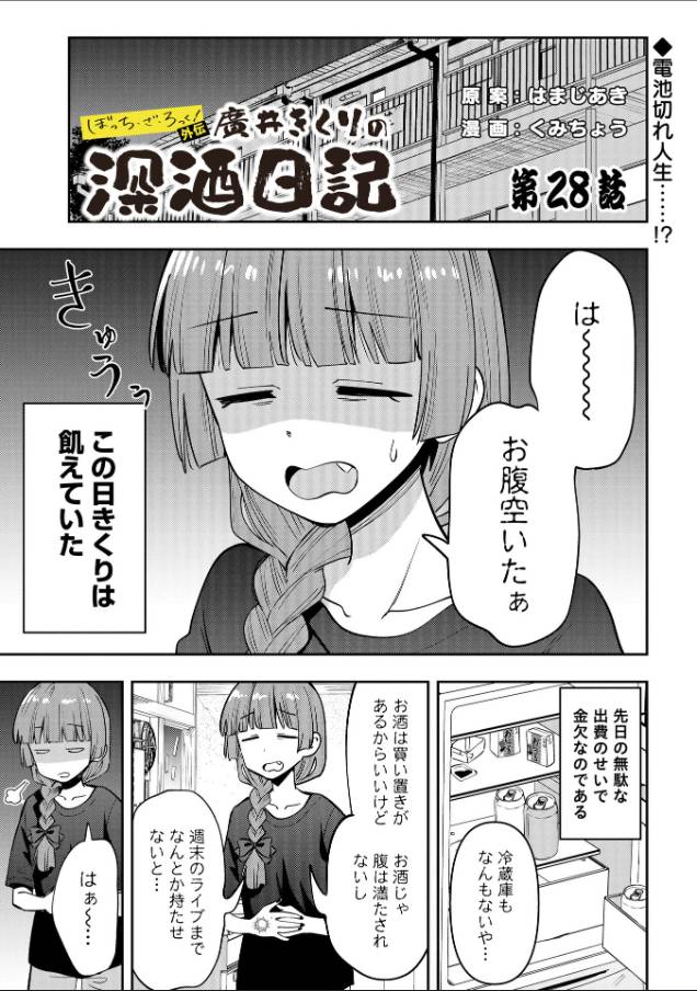 [孤搖][孤獨]廣井きくりの深酒日記28