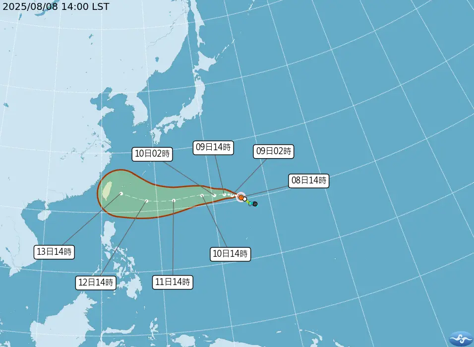 [問卦] 下禮拜三四五全台放颱風假是不是穩了？
