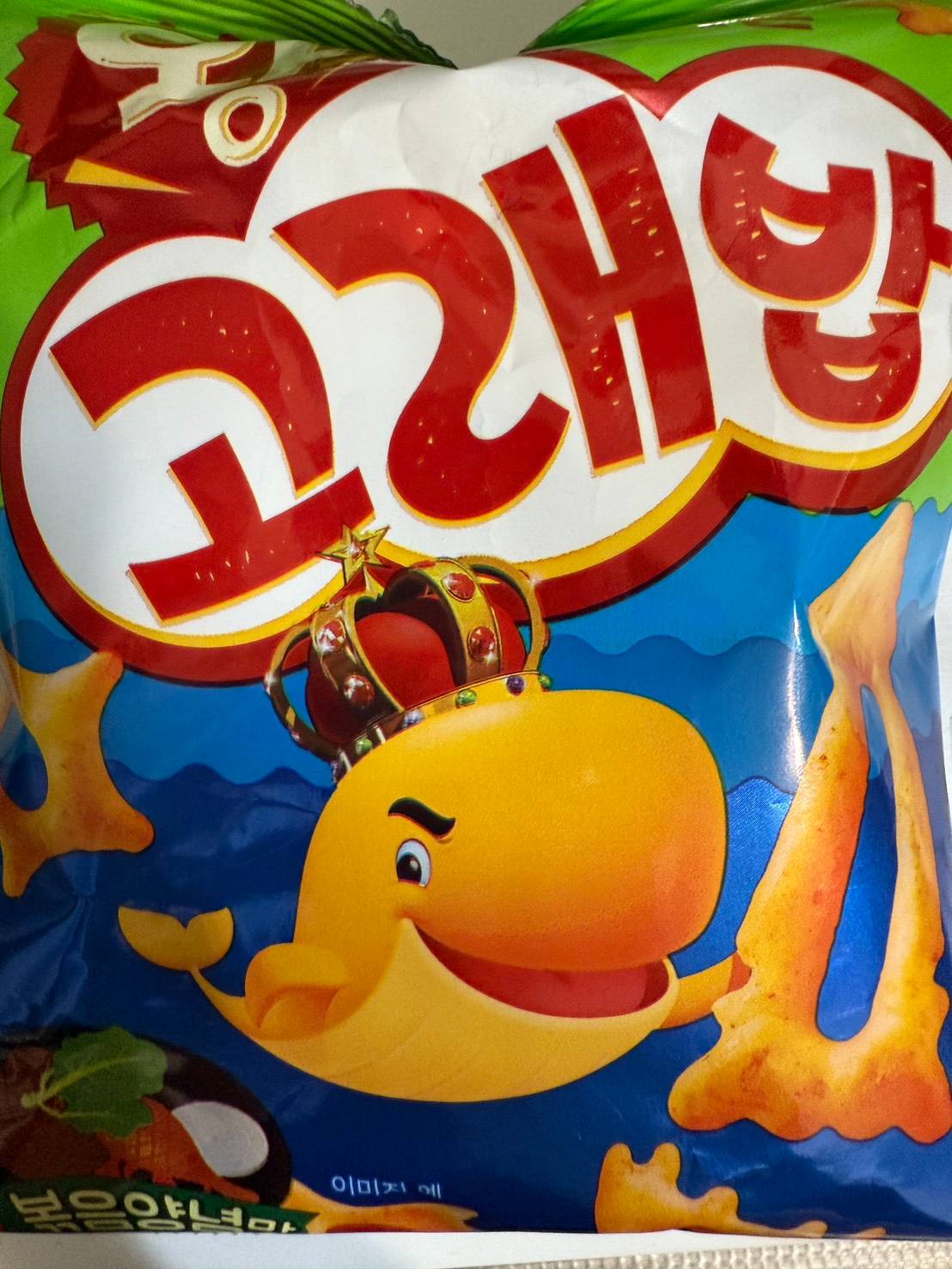 [商品] 7-11韓國好麗友鯨魚王脆餅