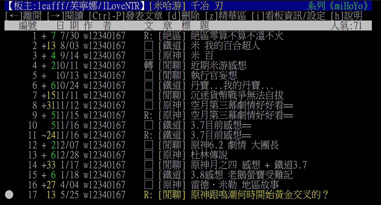 [閒聊] 鳴潮連連動都屌打老米喔 - 希洽 - PTT.BEST 批踢踢爆文