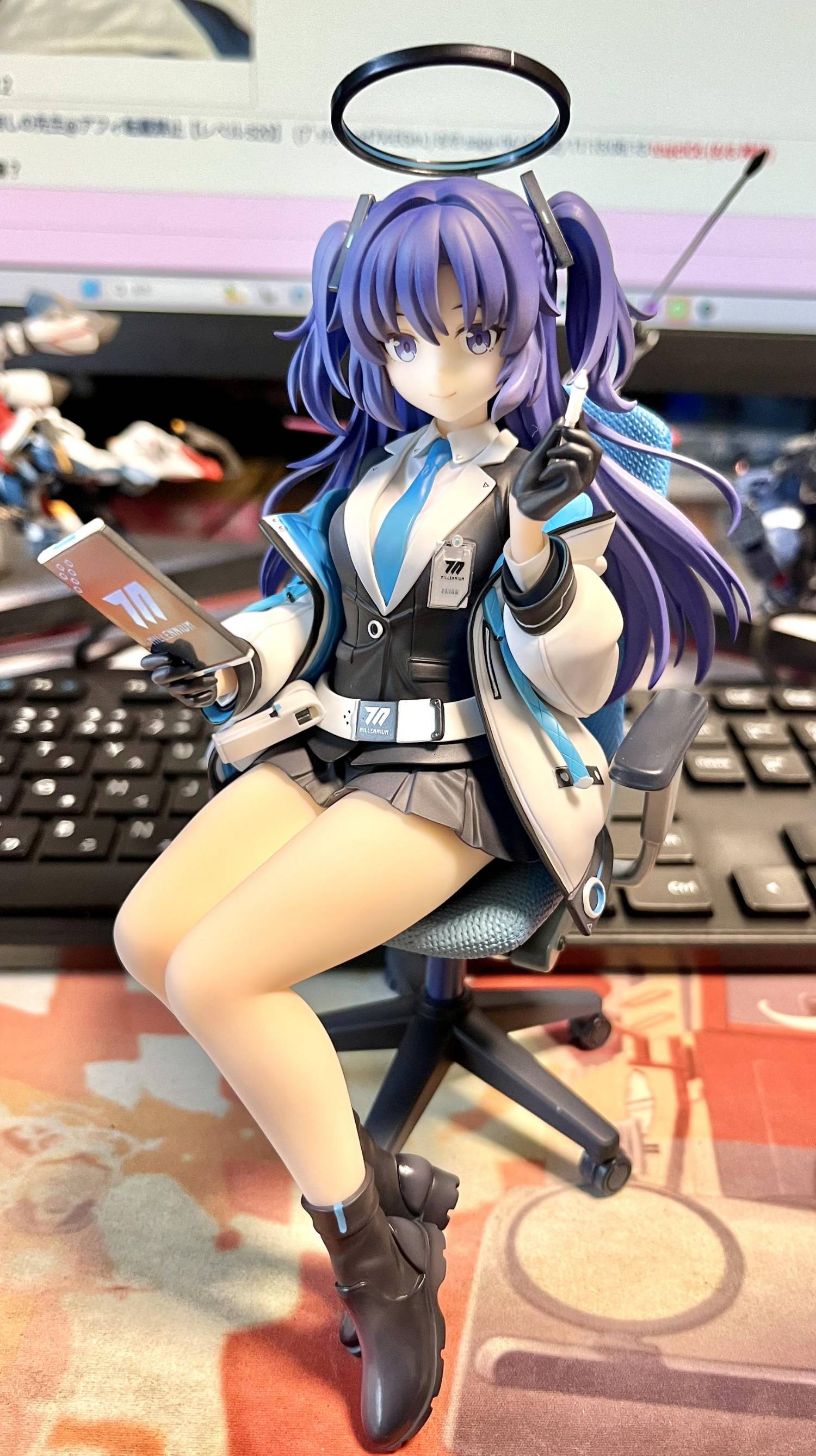 [蔚藍] 優香 figure 椅子異常精美